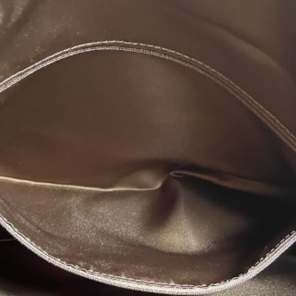 Coach Laura Signature Jacquard and Metallic Gold Leather Trim Tote NWT New - Picture 7 of 14